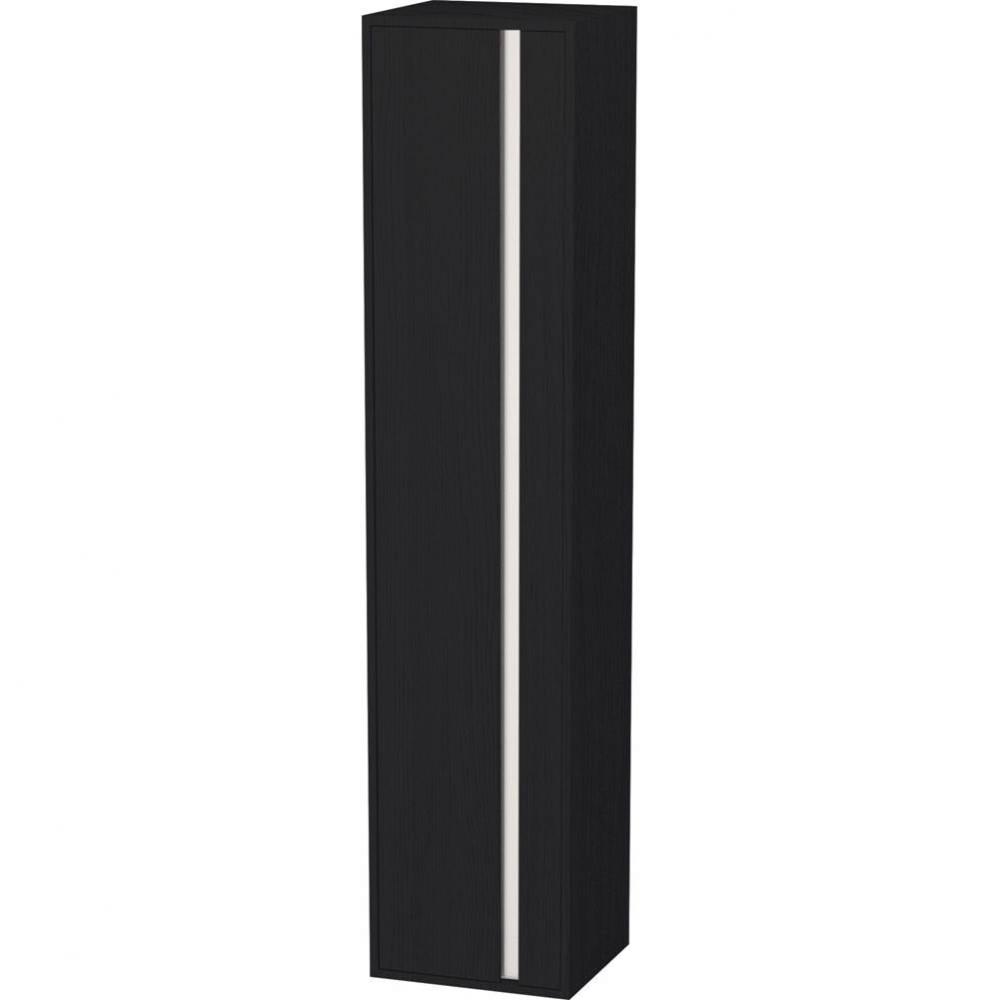 Ketho Tall Cabinet Oak Black