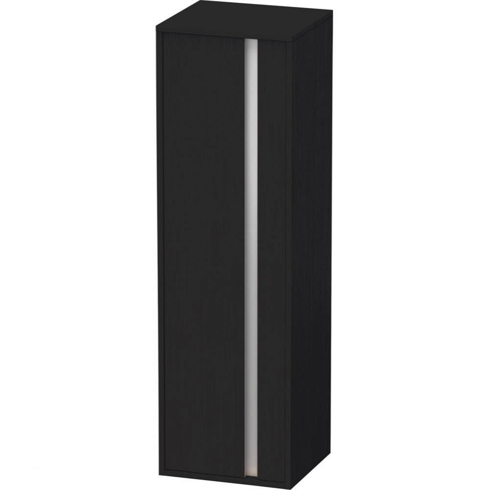 Ketho Tall Cabinet Oak Black