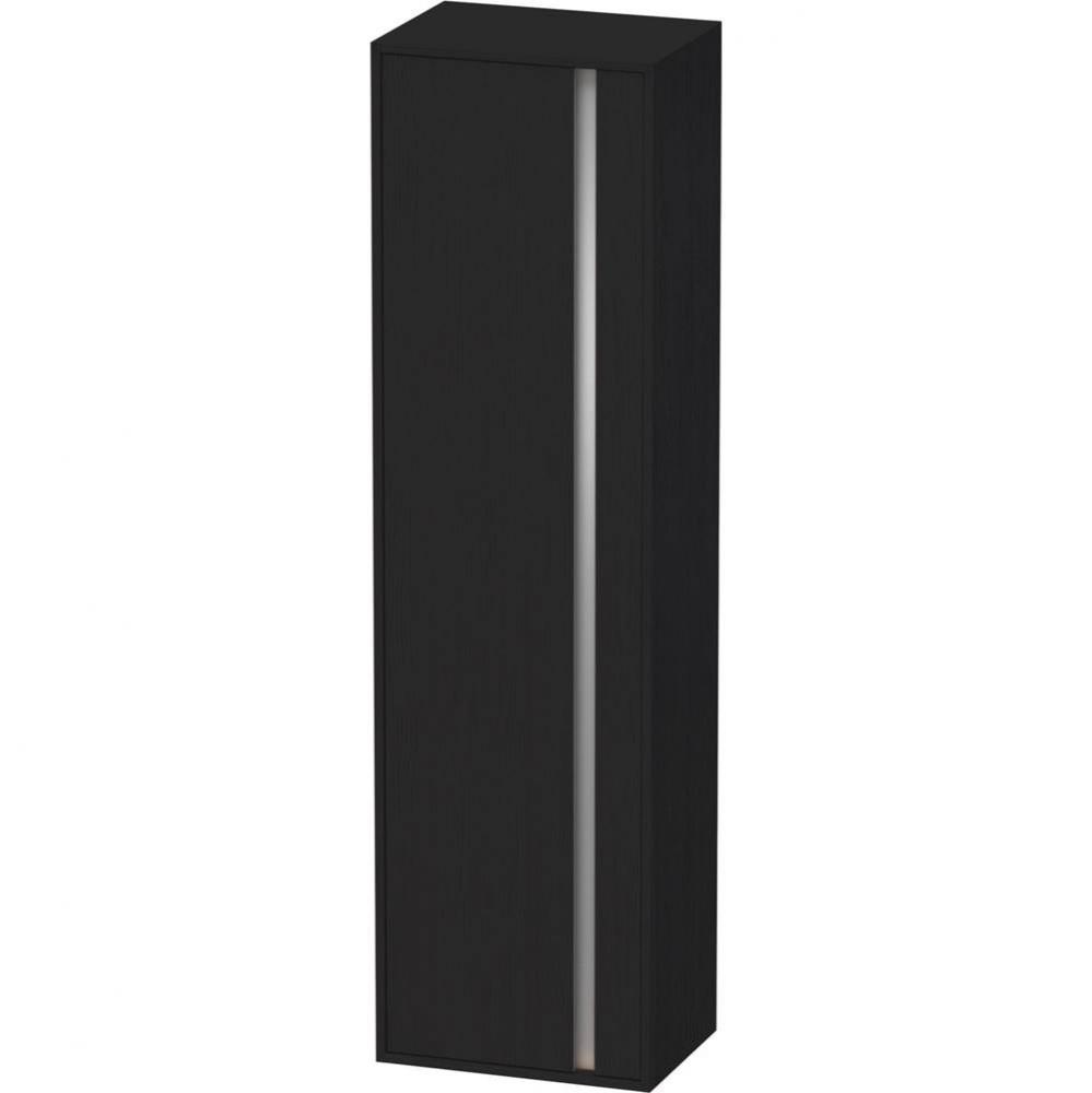 Ketho Tall Cabinet Oak Black