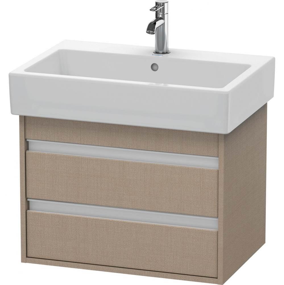 Duravit Ketho Two Drawer Wall-Mount Vanity Unit White