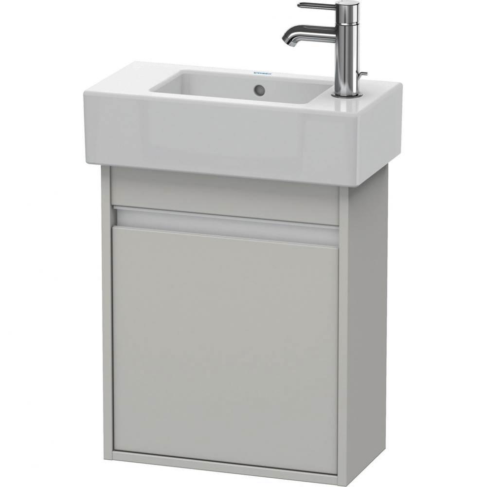 Duravit Ketho Wall-Mount Vanity Unit Concrete Gray