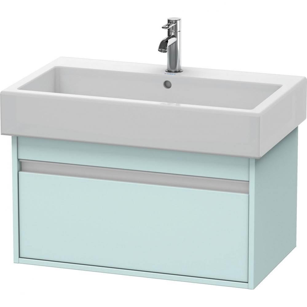 Duravit Ketho Vanity Unit Wall-Mounted  Light Blue Matte