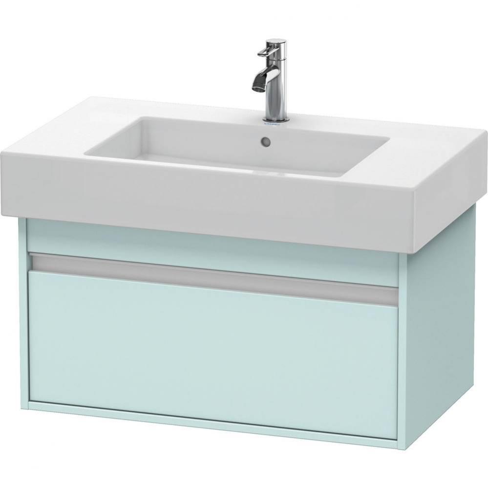 Duravit Ketho Vanity Unit Wall-Mounted  Light Blue Matte