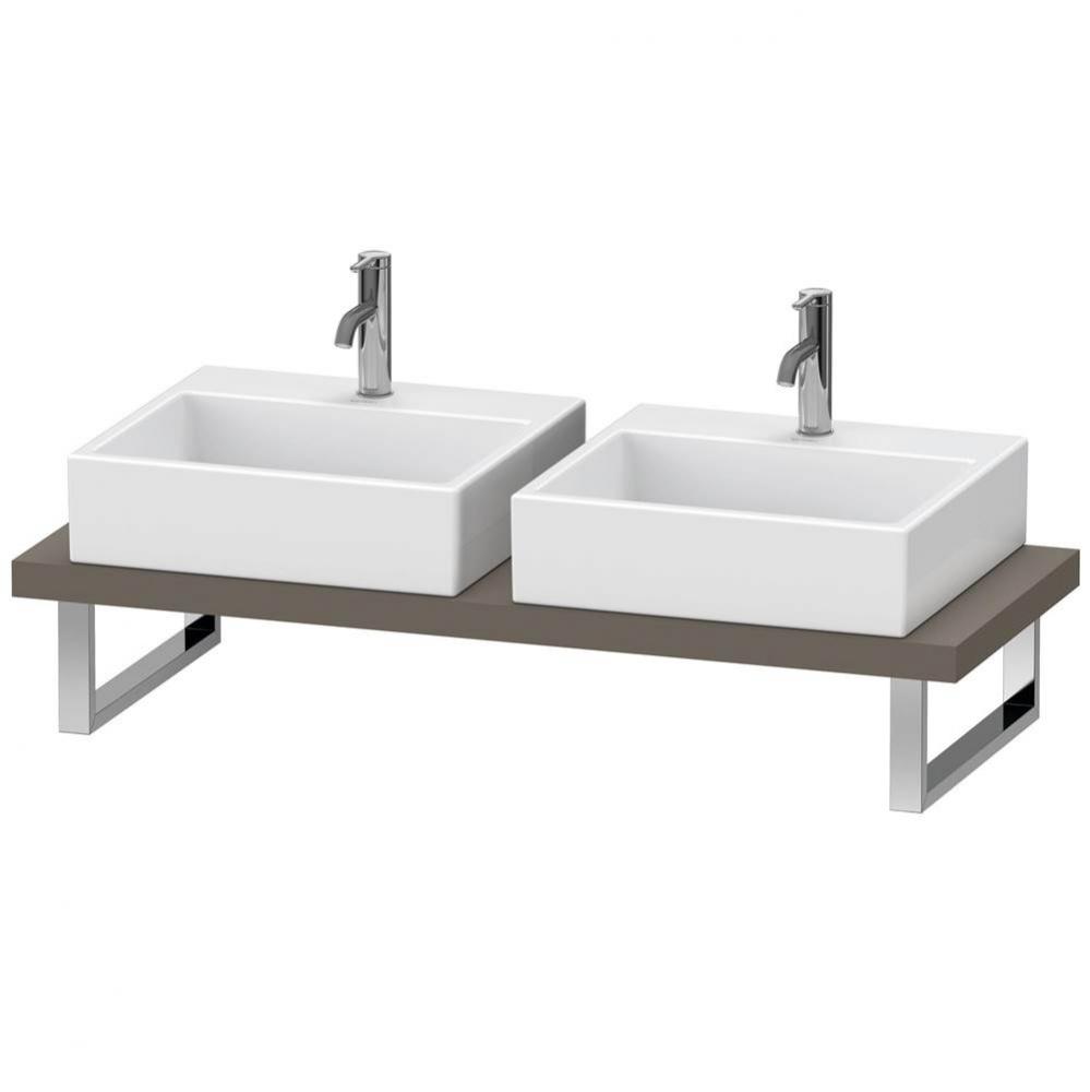 Duravit L-Cube Console  Flannel Gray Satin Matte