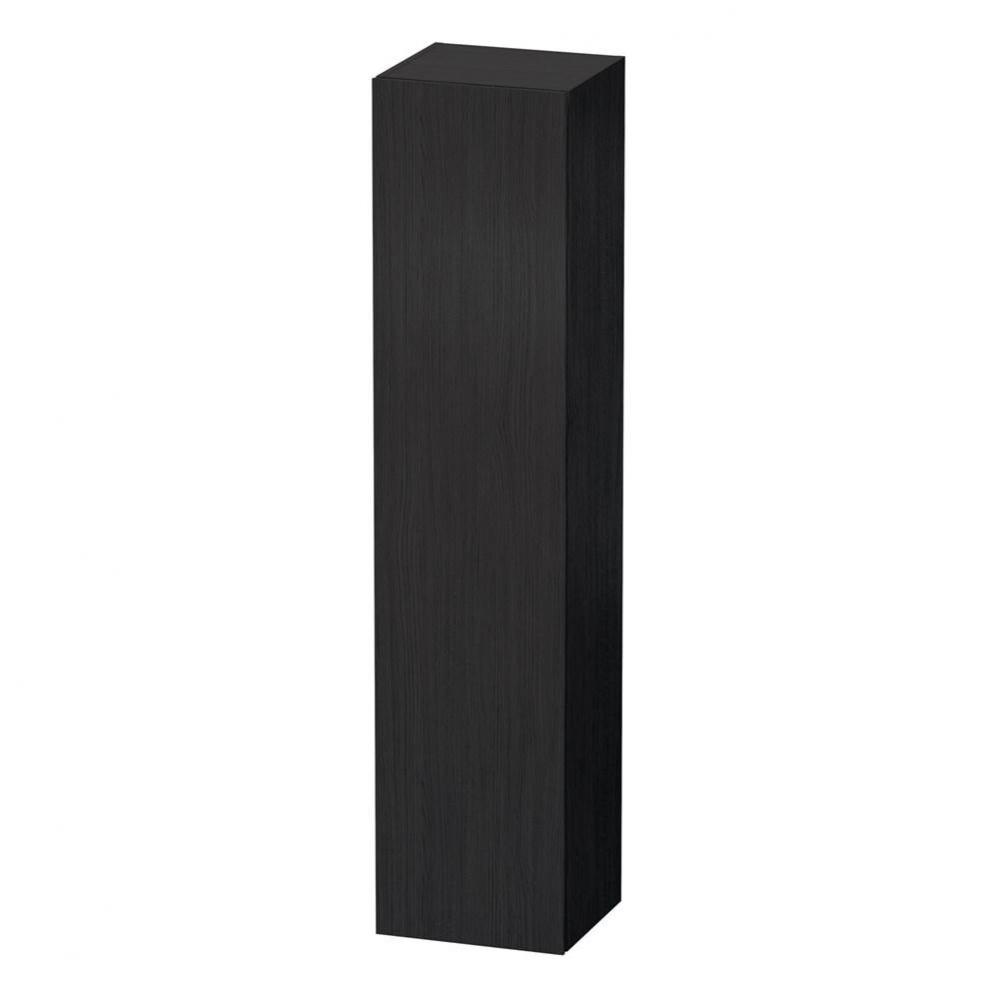 L-Cube Tall Cabinet Oak Black