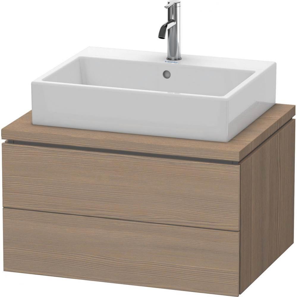 L-Cube Two Drawer Vanity Unit For Console Oak Terra