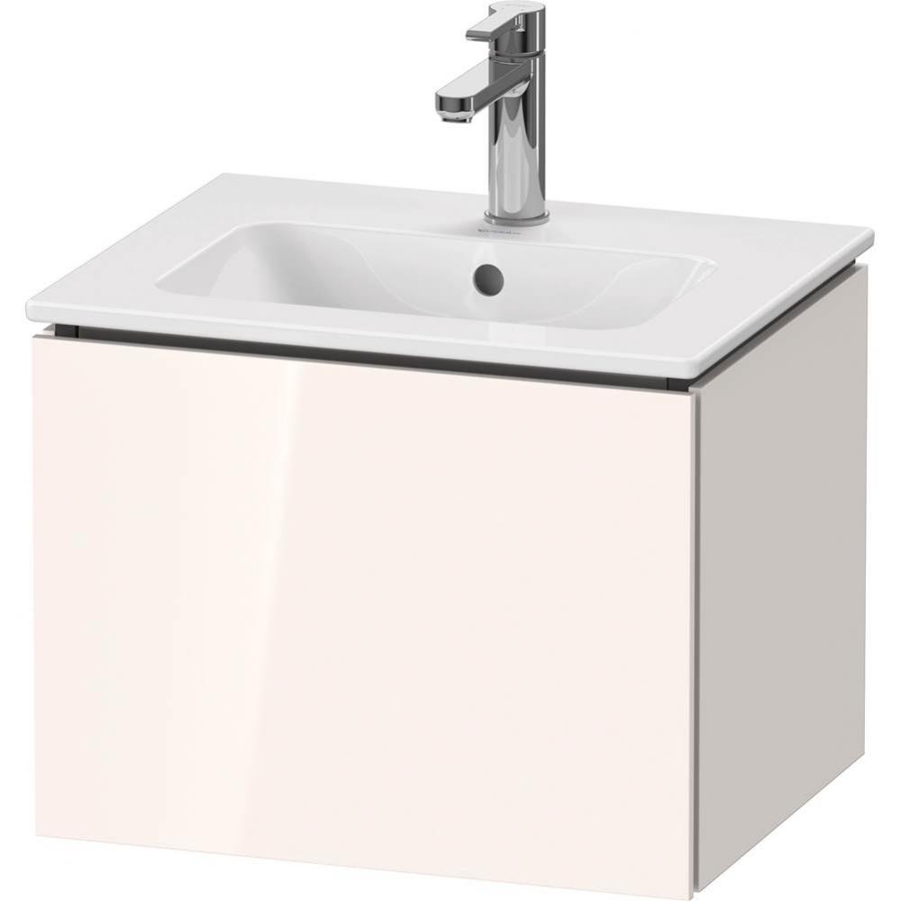 L-Cube One Drawer Wall-Mount Vanity Unit White