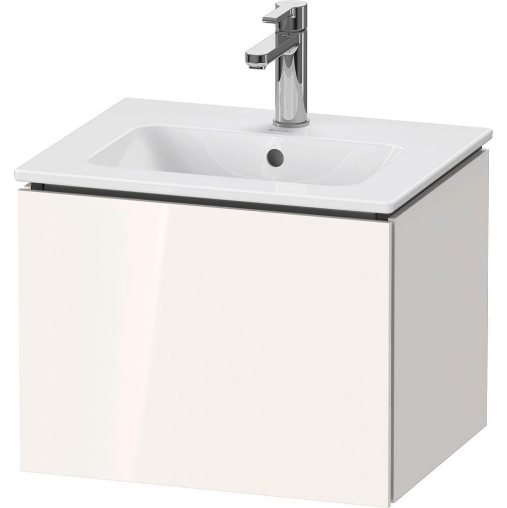 L-Cube One Drawer Wall-Mount Vanity Unit White