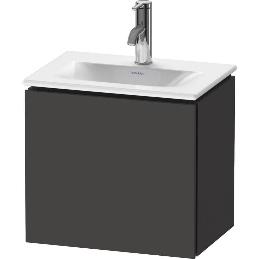 L-Cube One Door Wall-Mount Vanity Unit Graphite