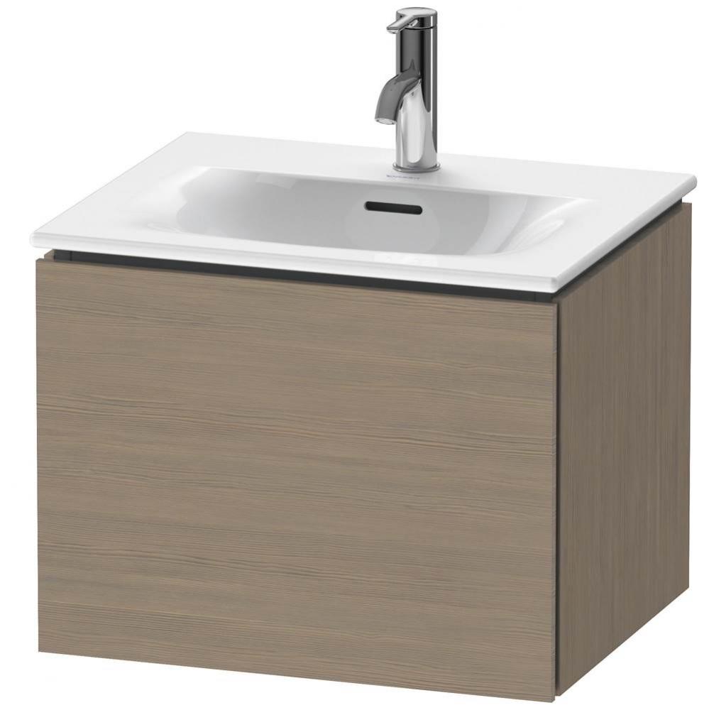 L-Cube One Drawer Wall-Mount Vanity Unit Oak Terra