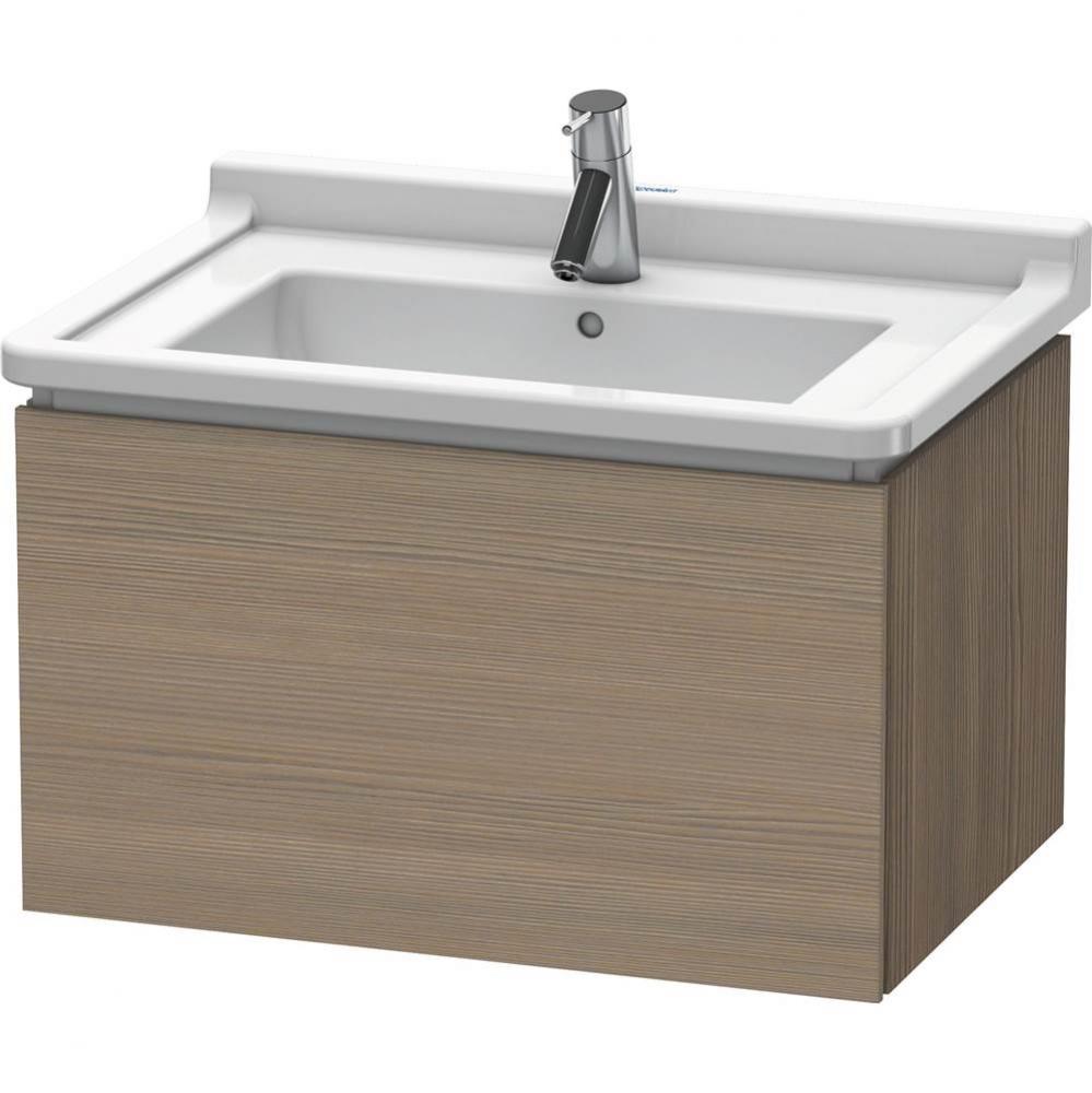 L-Cube Wall-Mount Vanity Unit Oak Terra