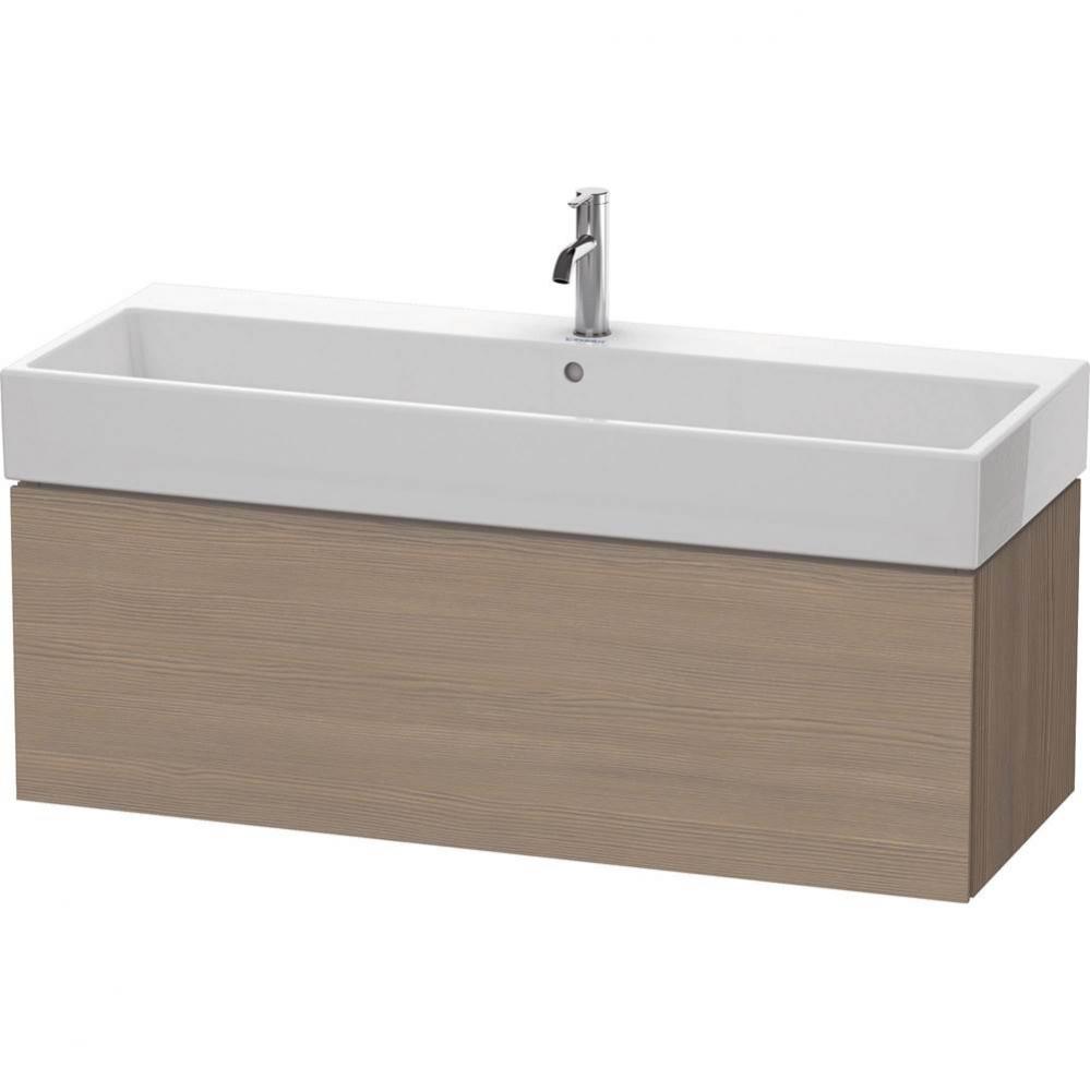 L-Cube One Drawer Wall-Mount Vanity Unit Oak Terra