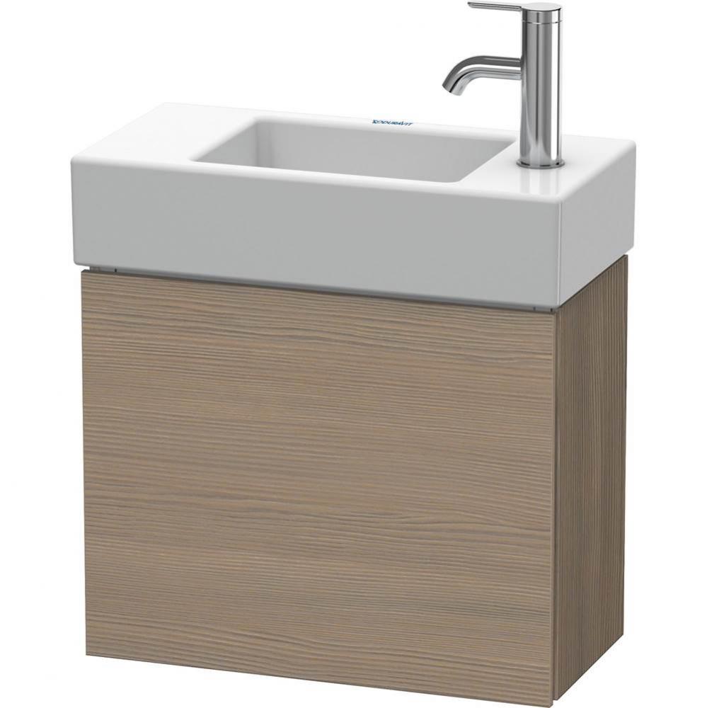 L-Cube One Door Wall-Mount Vanity Unit Oak Terra