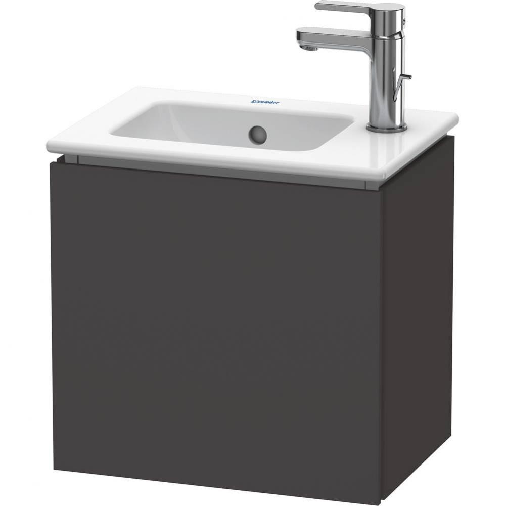 L-Cube Wall-Mount Vanity Unit Graphite