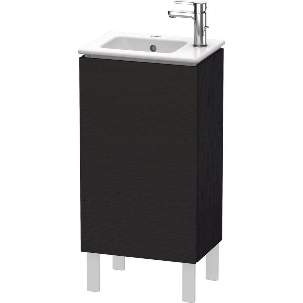 L-Cube Floorstanding Vanity Unit Oak Black