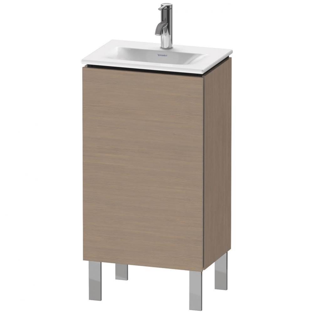 L-Cube One Door Floorstanding Vanity Unit Oak Terra