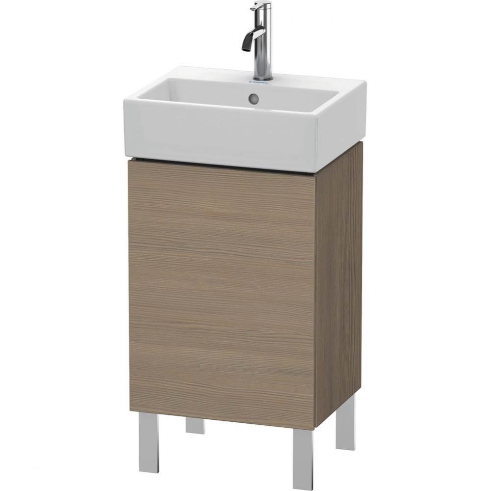 L-Cube One Door Floorstanding Vanity Unit Oak Terra