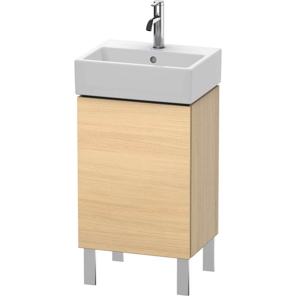 L-Cube One Door Floorstanding Vanity Unit Mediterranean Oak