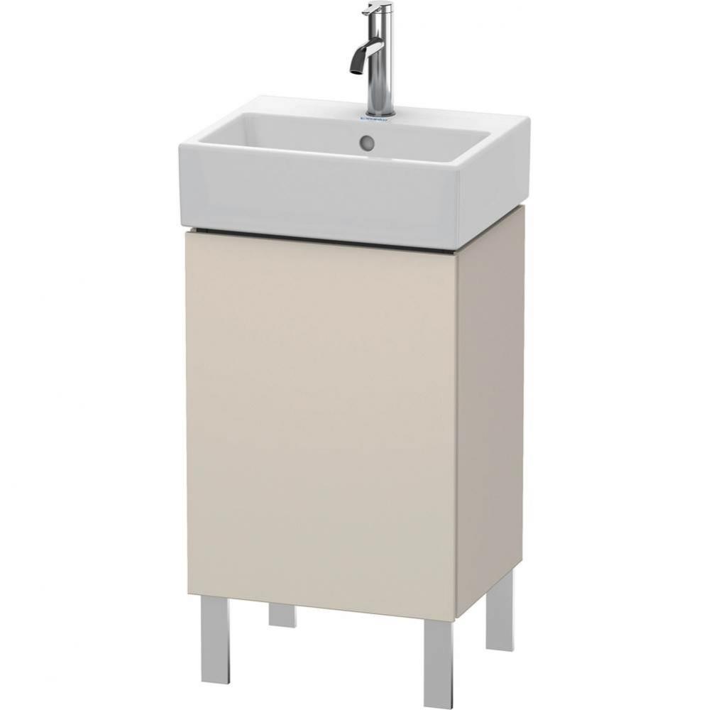 L-Cube One Door Floorstanding Vanity Unit Taupe