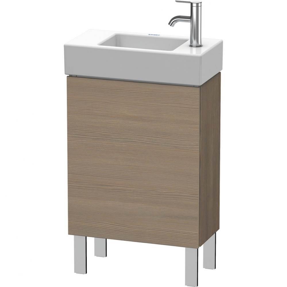 L-Cube One Door Floorstanding Vanity Unit Concrete Gray