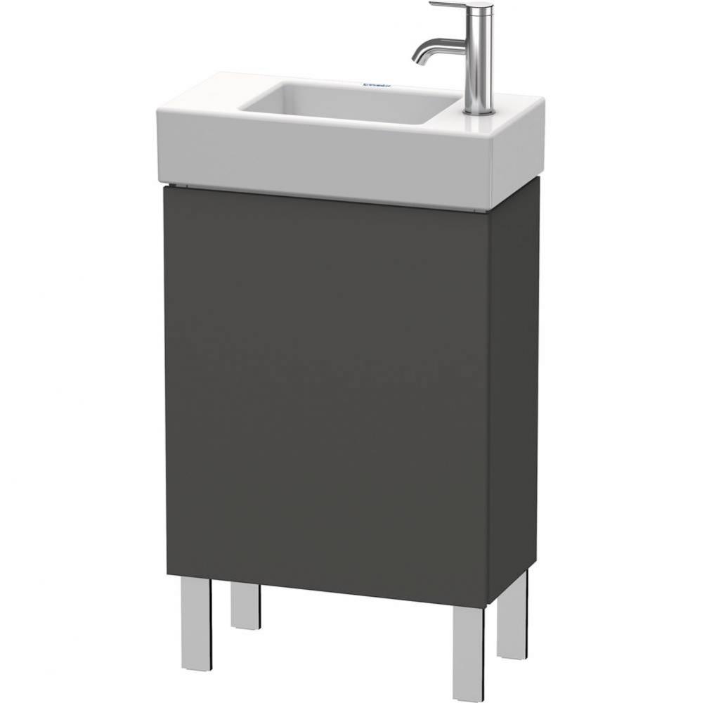 L-Cube One Door Floorstanding Vanity Unit Graphite