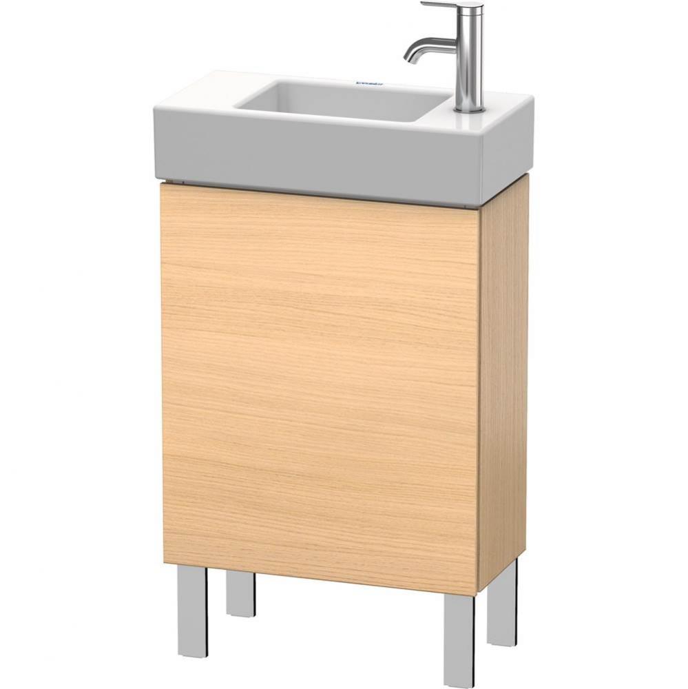 L-Cube One Door Floorstanding Vanity Unit Mediterranean Oak