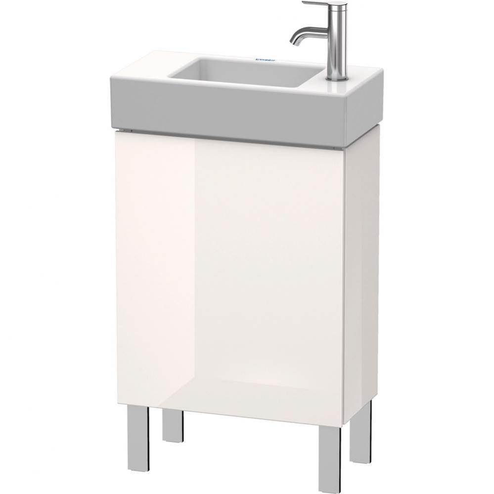 L-Cube One Door Floorstanding Vanity Unit White