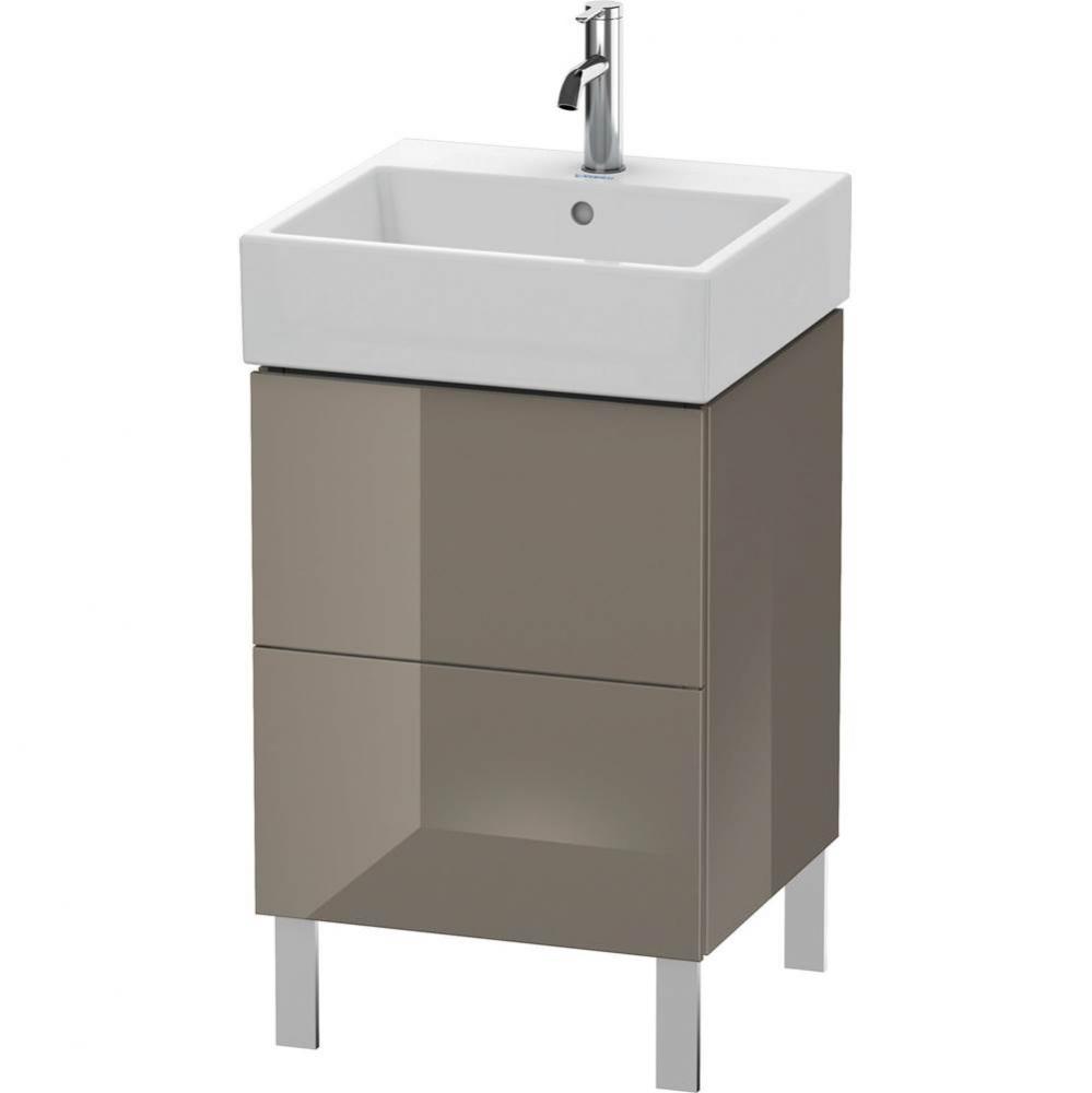 Duravit L-Cube Two Drawer Floorstanding Vanity Unit Flannel Gray