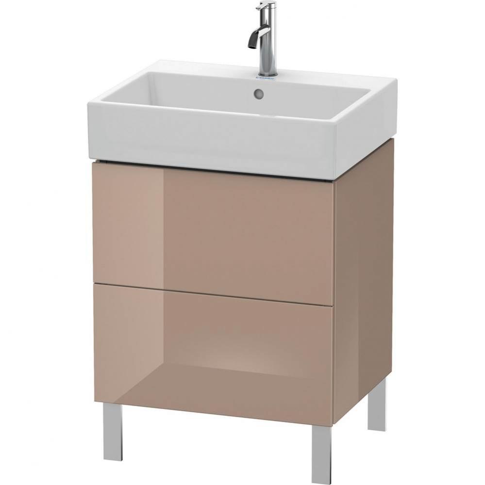 Duravit L-Cube Two Drawer Floorstanding Vanity Unit Cappuccino