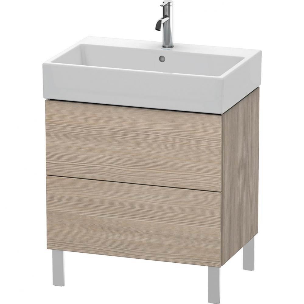 Duravit L-Cube Floor Standing Vanity Unit  Pine Silver