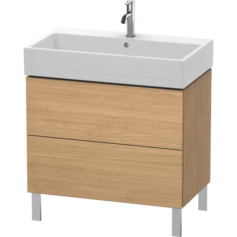 Duravit L-Cube Floor Standing Vanity Unit  Pine Silver