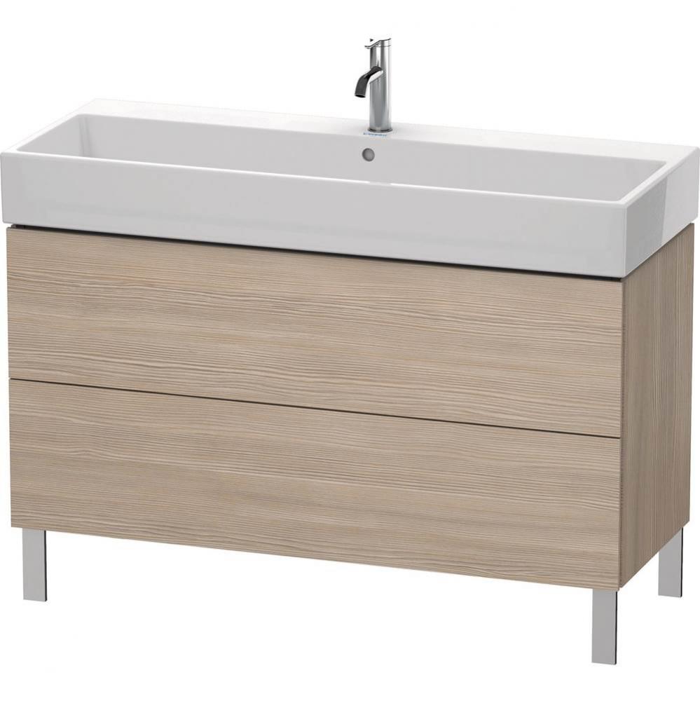 Duravit L-Cube Floor Standing Vanity Unit  Pine Silver