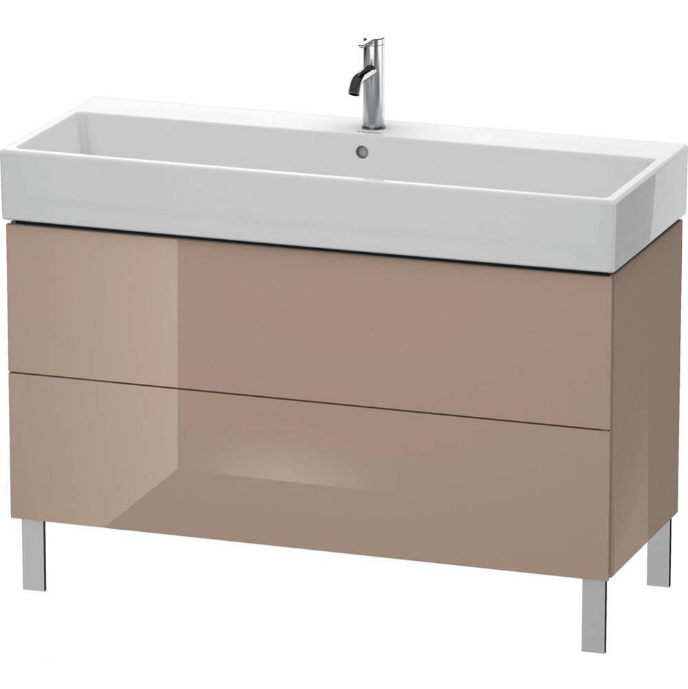 Duravit L-Cube Two Drawer Floorstanding Vanity Unit Cappuccino