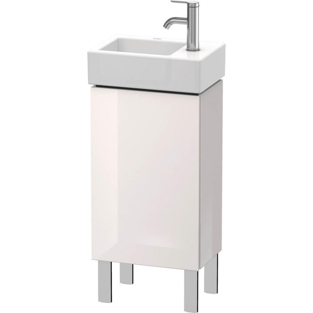 L-Cube One Door Floorstanding Vanity Unit White