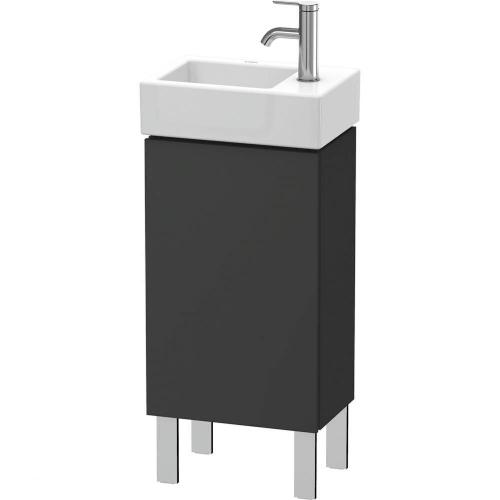 L-Cube One Door Floorstanding Vanity Unit Graphite