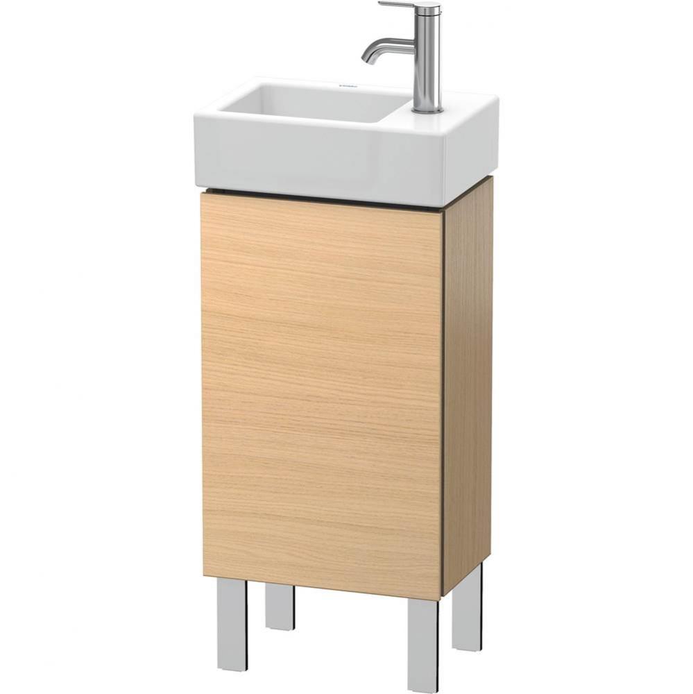 L-Cube One Door Floorstanding Vanity Unit Mediterranean Oak