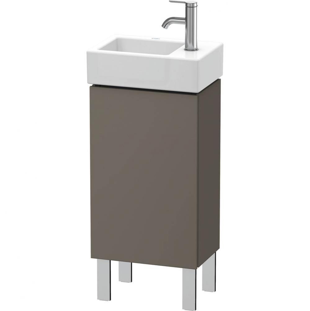 Duravit L-Cube One Door Floorstanding Vanity Unit Flannel Gray