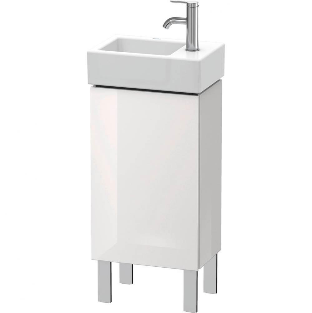 L-Cube One Door Floorstanding Vanity Unit White