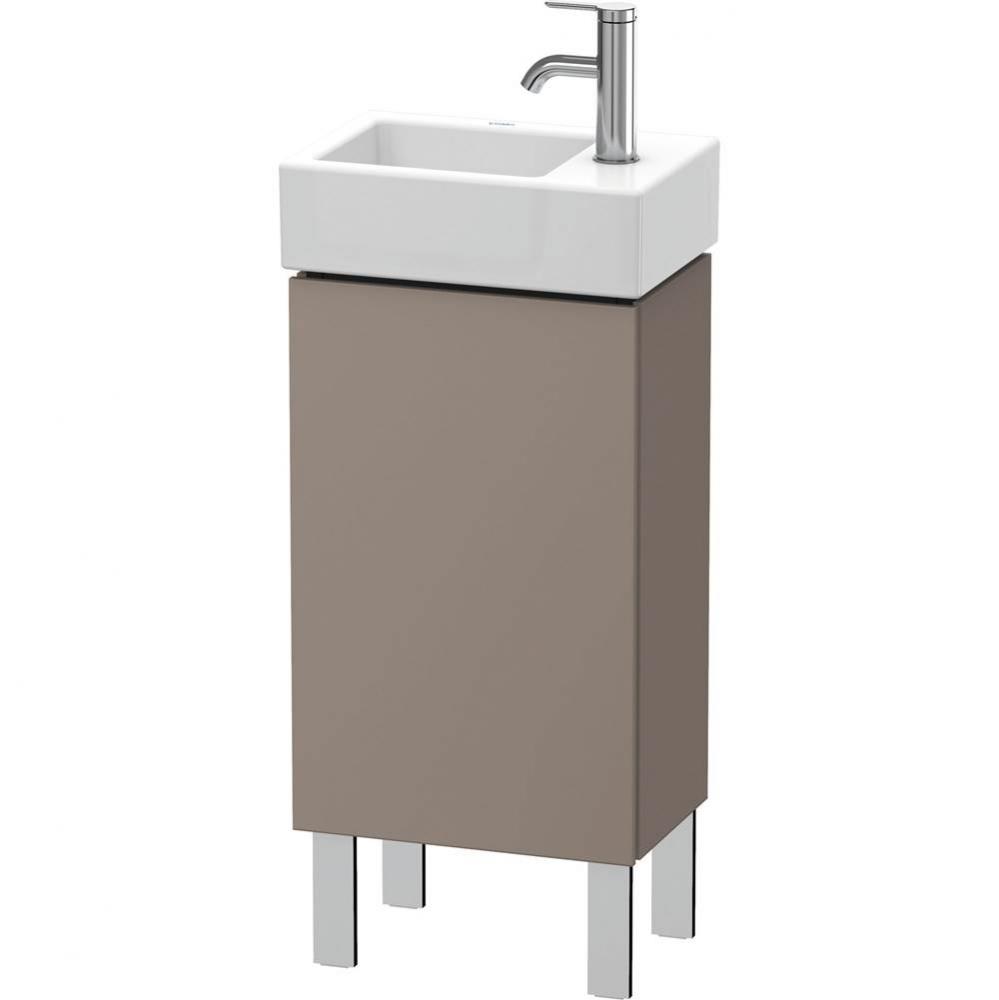 L-Cube One Door Floorstanding Vanity Unit Basalt