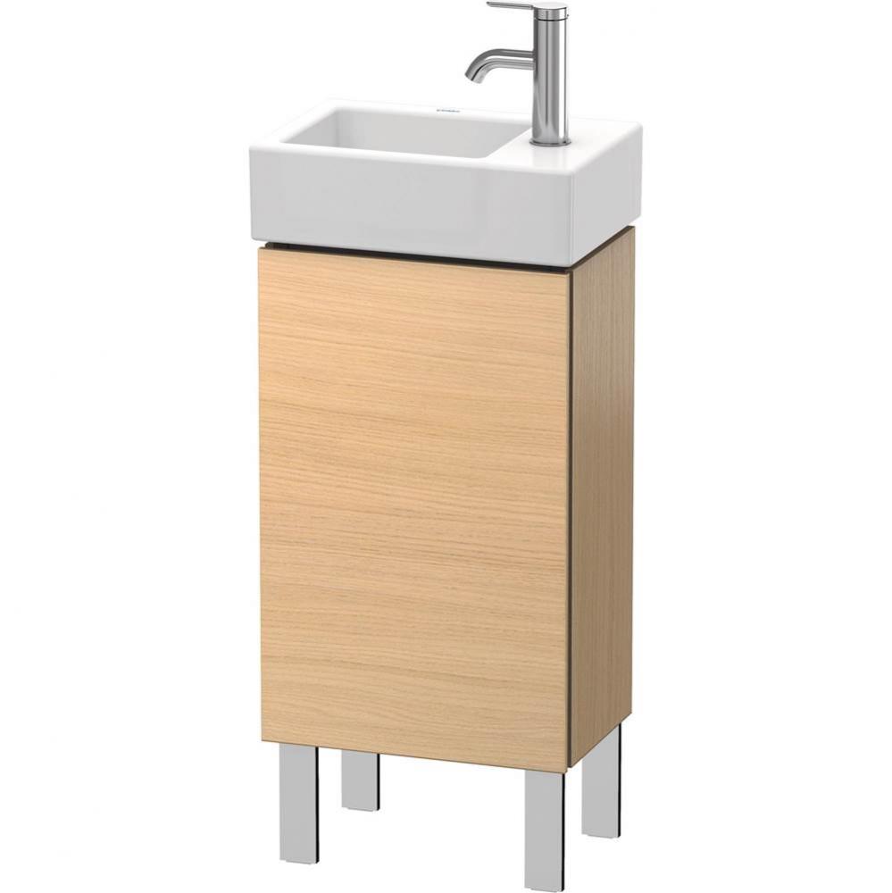 L-Cube One Door Floorstanding Vanity Unit Mediterranean Oak