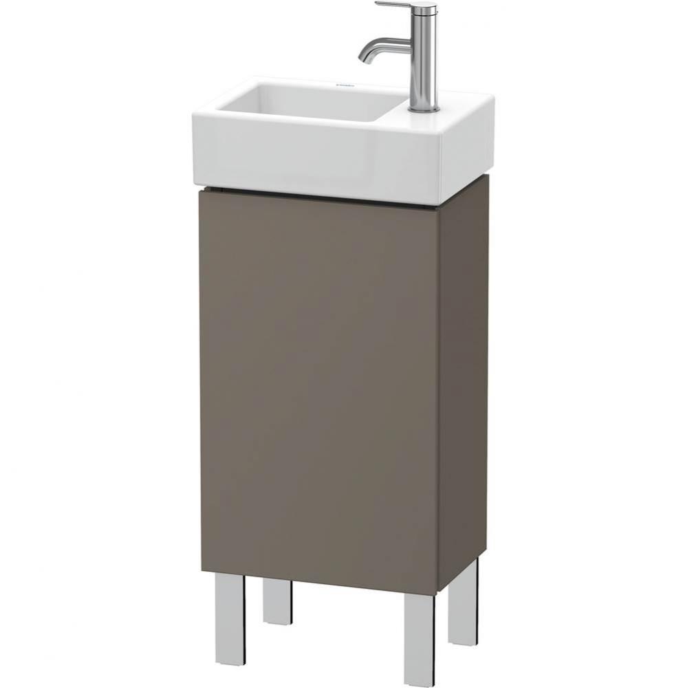 Duravit L-Cube One Door Floorstanding Vanity Unit Flannel Gray