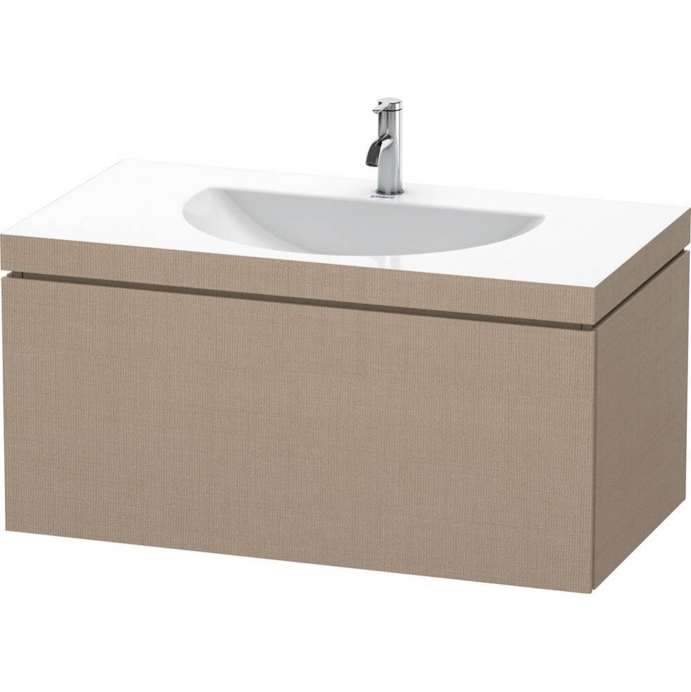 Duravit L-Cube C-Bonded Wall-Mounted Vanity  Linen