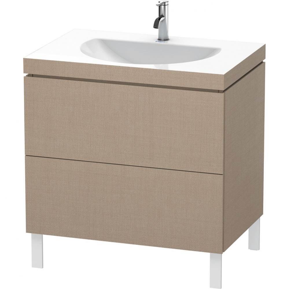 Duravit L-Cube C-Bonded Floorstanding Vanity  Linen