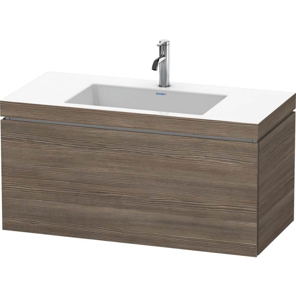 Duravit L-Cube C-Bonded Wall-Mounted Vanity  Pine Terra