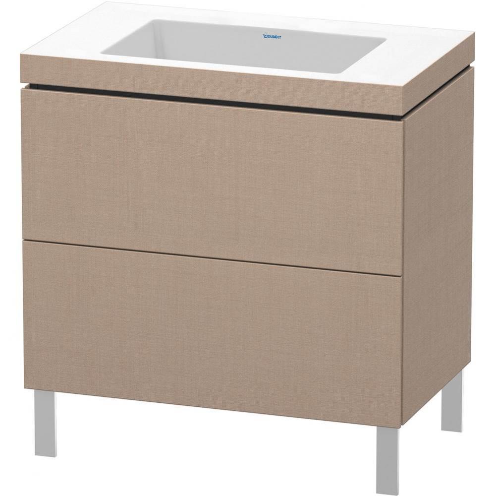 L-Cube Two Drawer C-Bonded Floorstanding Vanity Kit Linen