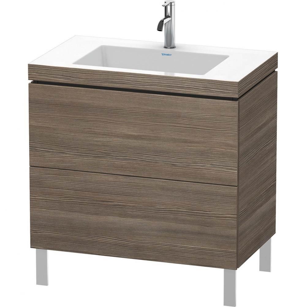 Duravit L-Cube C-Bonded Floorstanding Vanity  Pine Terra