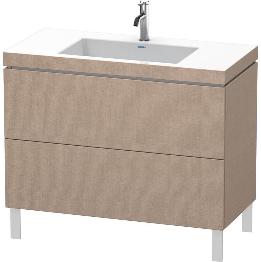 L-Cube Two Drawer C-Bonded Floorstanding Vanity Kit Linen