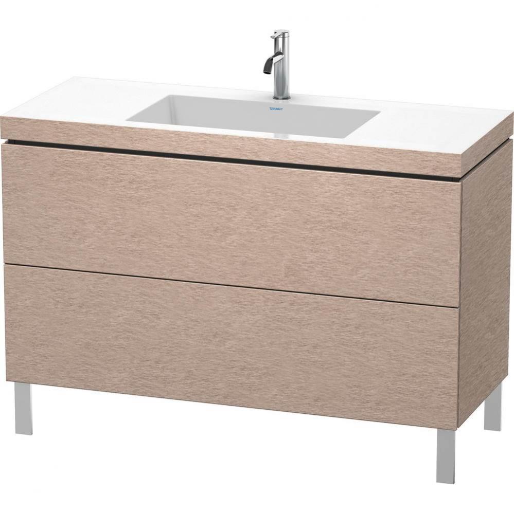 Duravit L-Cube Two Drawer C-Bonded Floorstanding Vanity Kit Cashmere Oak