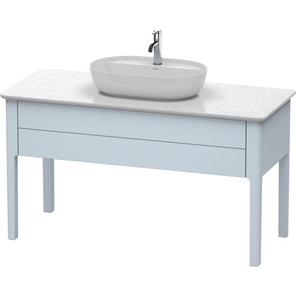 Duravit Luv Floor Standing Vanity Unit  Light Blue Satin Matte