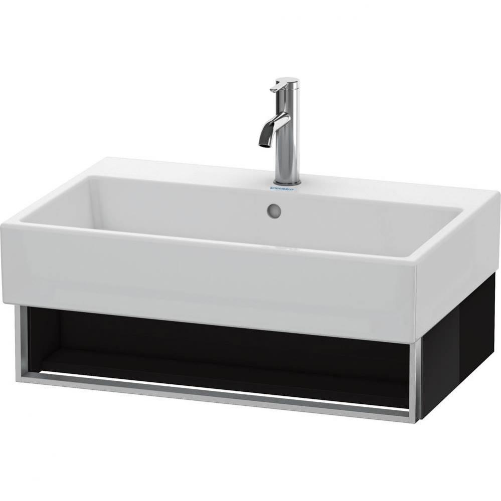 Duravit Vero Air Vanity Unit Wall-Mounted  Black High Gloss